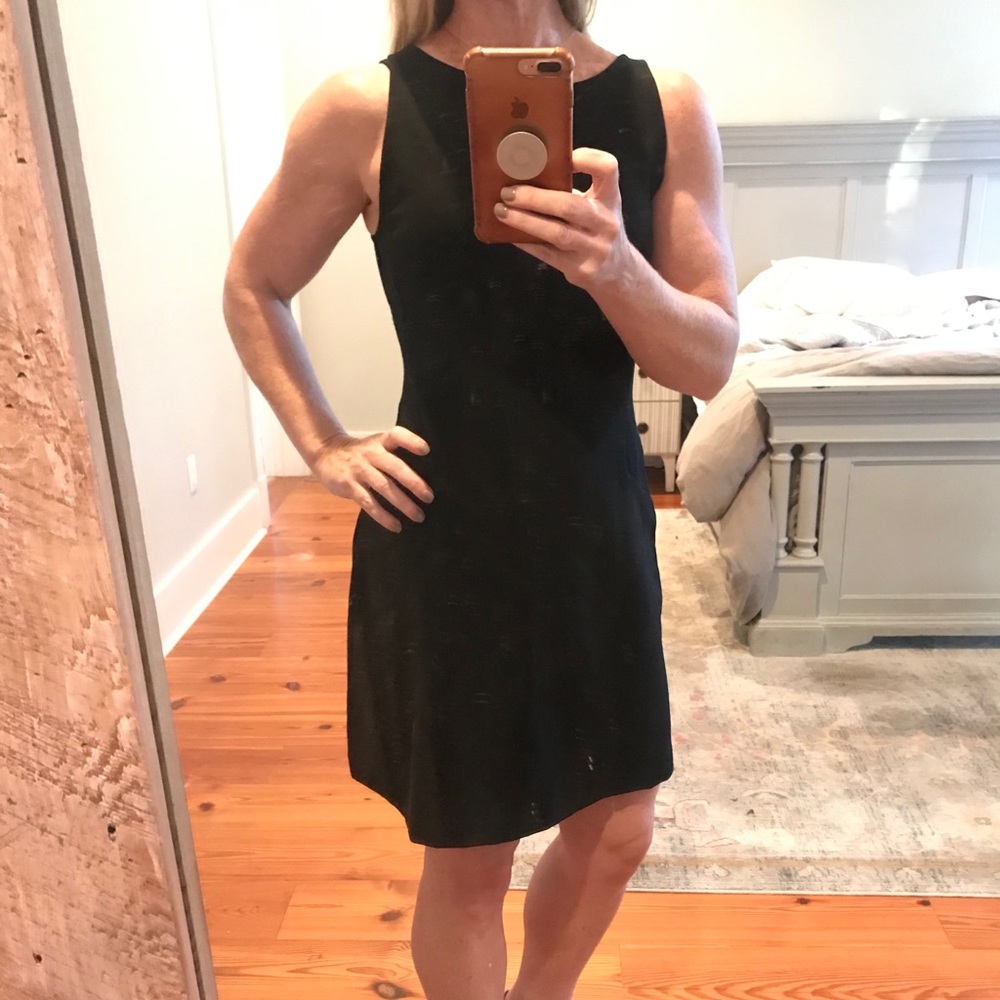 Lilla P black shift dress